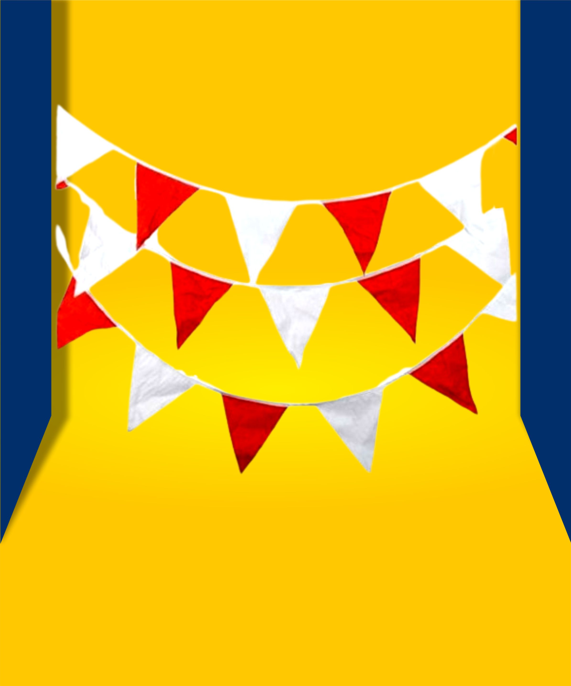 BENDERA UMBUL UMBUL SEGITIGA PANJANG 5M