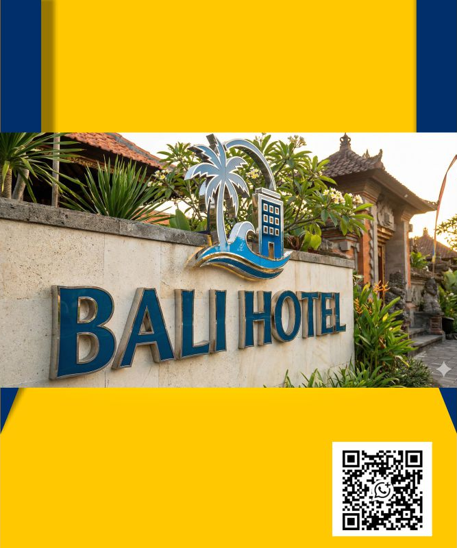 huruf timbul hotel termurah di bali