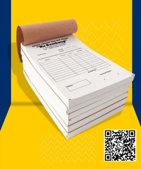 cetak nota di kedonganan bali murah