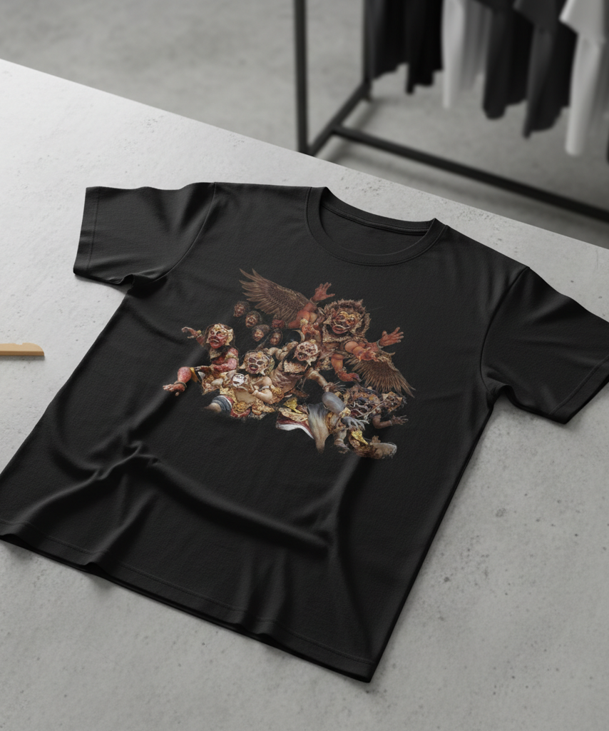 kaos ogoh ogoh  bikin satuan online singaraja