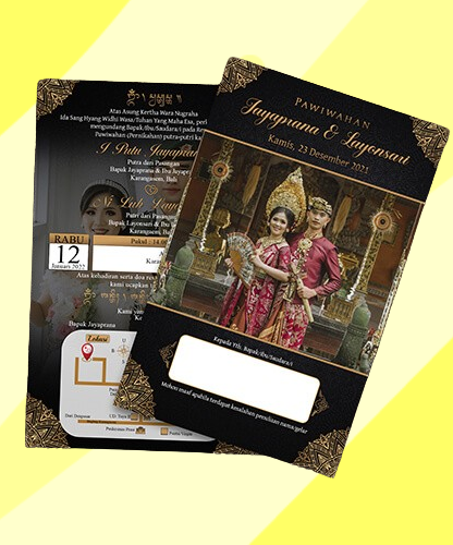 cetak kartu undangan pernikahan murah singaraja