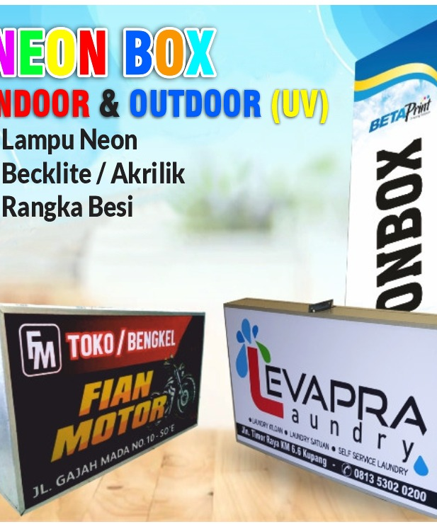 Mengerjakan Neon Box