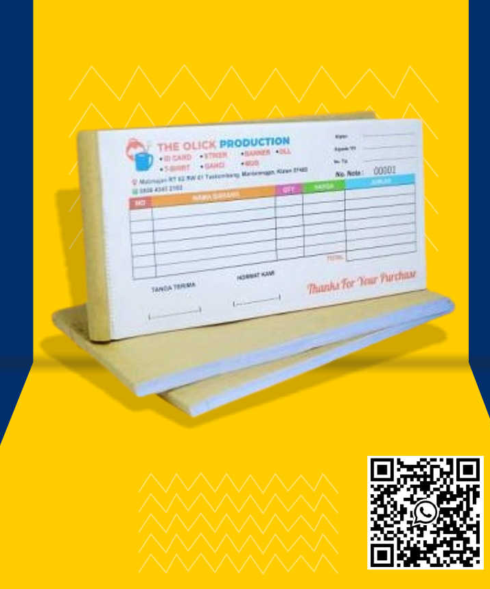 Percetakan  nota di singaraja murah