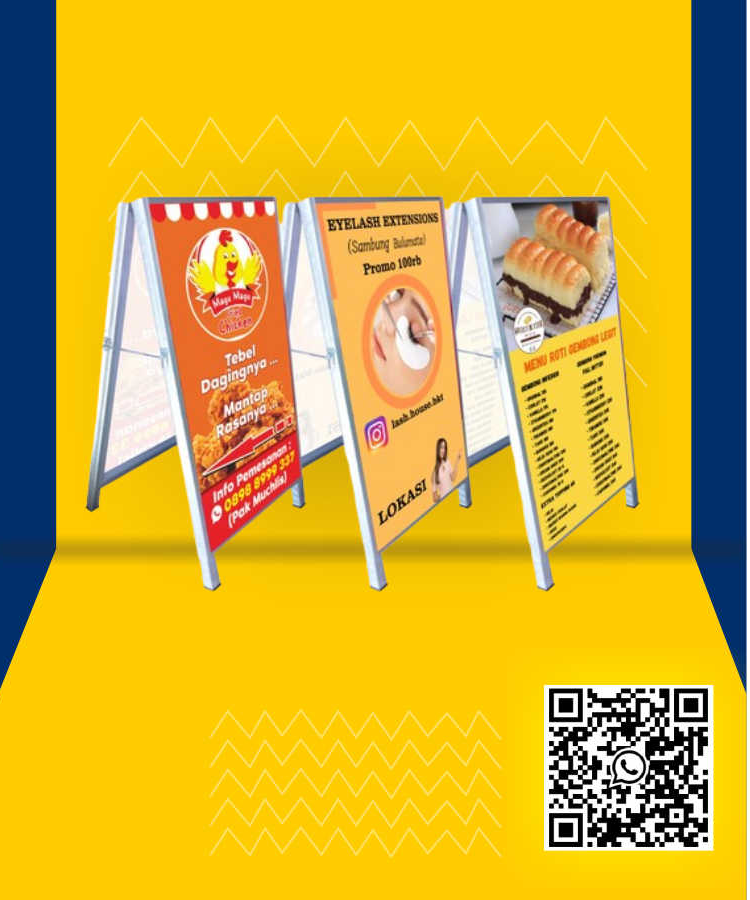 bikin stand baner menu termurah di singaraja