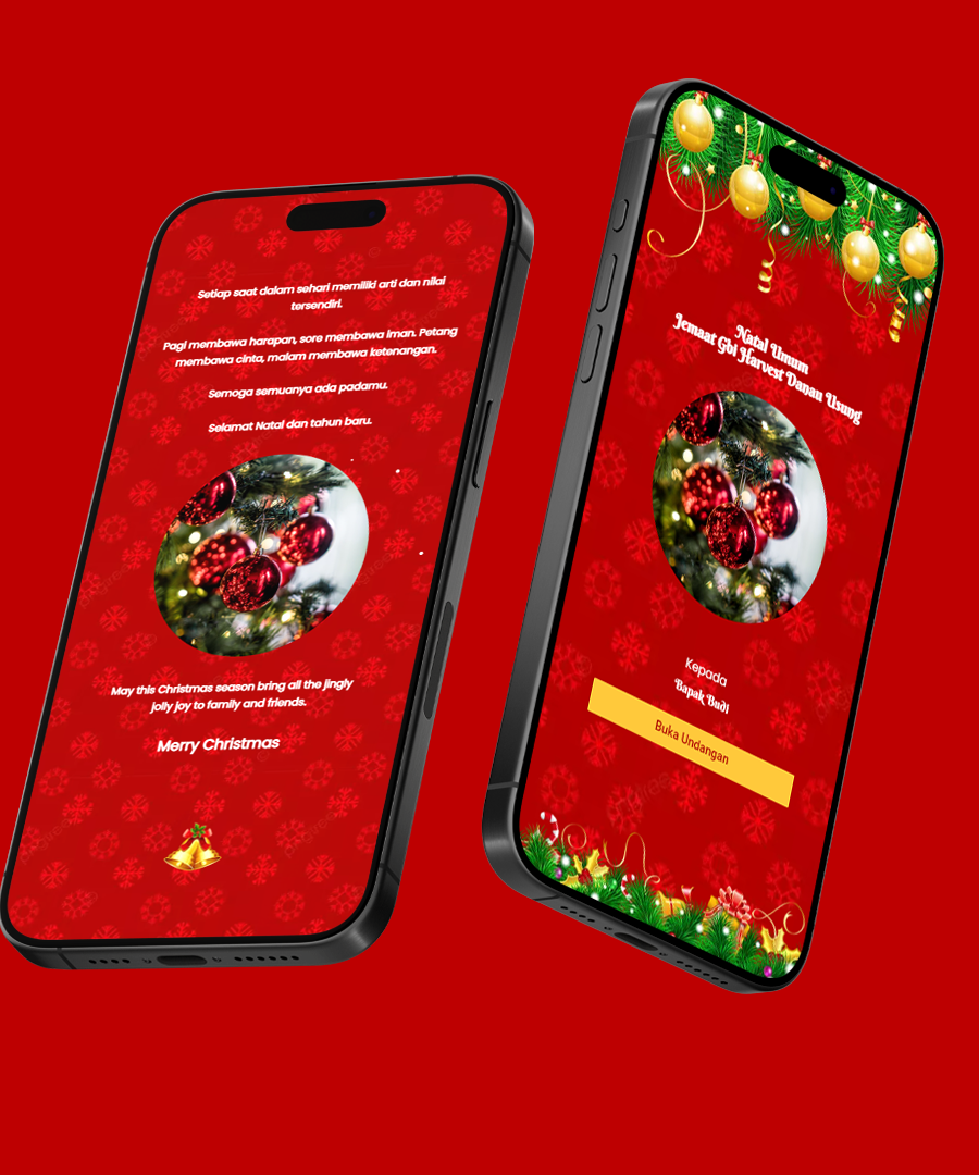 undangan online natal termurah di bali